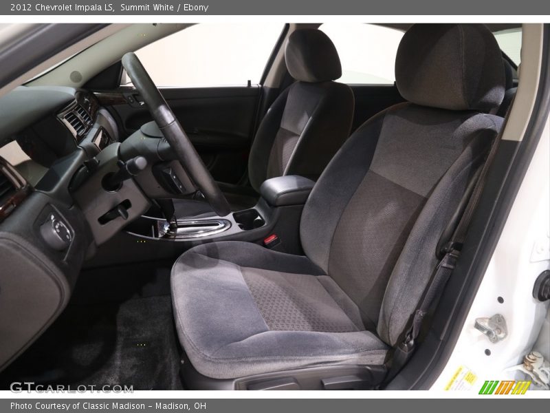 Summit White / Ebony 2012 Chevrolet Impala LS