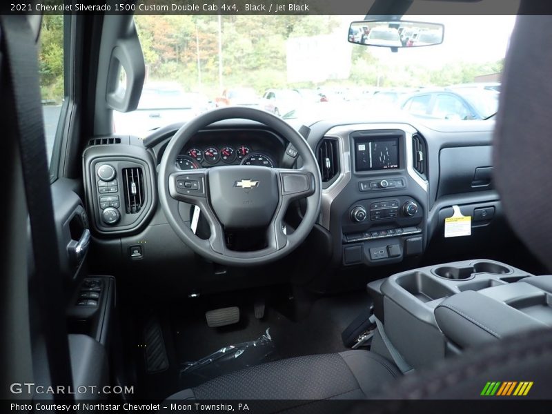 Dashboard of 2021 Silverado 1500 Custom Double Cab 4x4