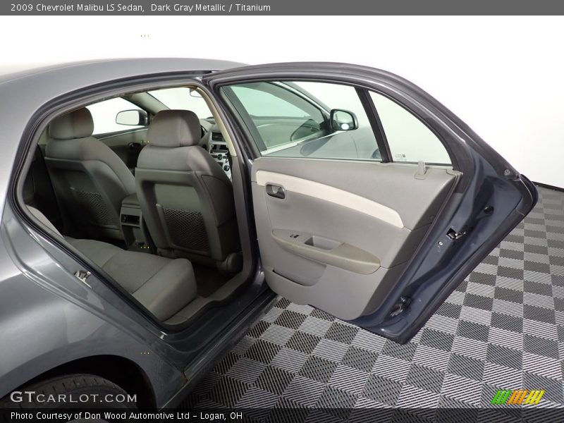 Dark Gray Metallic / Titanium 2009 Chevrolet Malibu LS Sedan