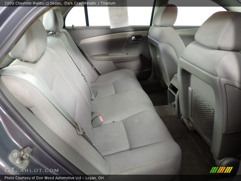 Dark Gray Metallic / Titanium 2009 Chevrolet Malibu LS Sedan