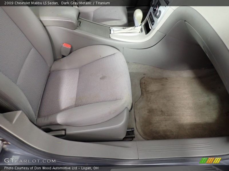 Dark Gray Metallic / Titanium 2009 Chevrolet Malibu LS Sedan