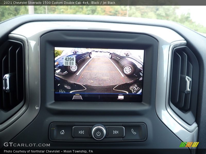 Black / Jet Black 2021 Chevrolet Silverado 1500 Custom Double Cab 4x4