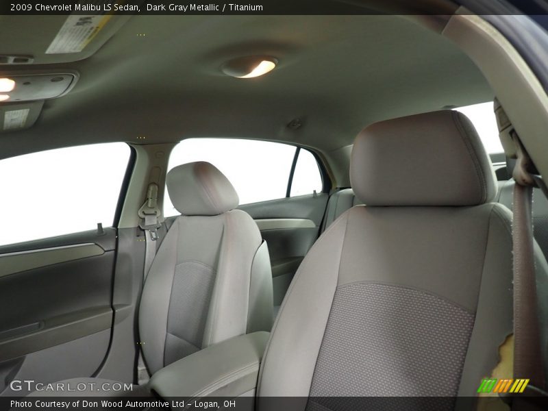 Dark Gray Metallic / Titanium 2009 Chevrolet Malibu LS Sedan