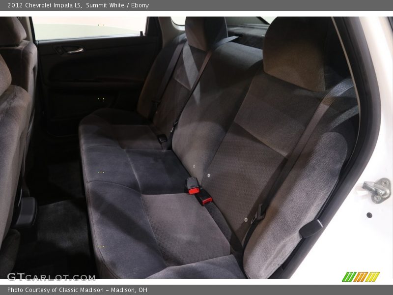 Summit White / Ebony 2012 Chevrolet Impala LS