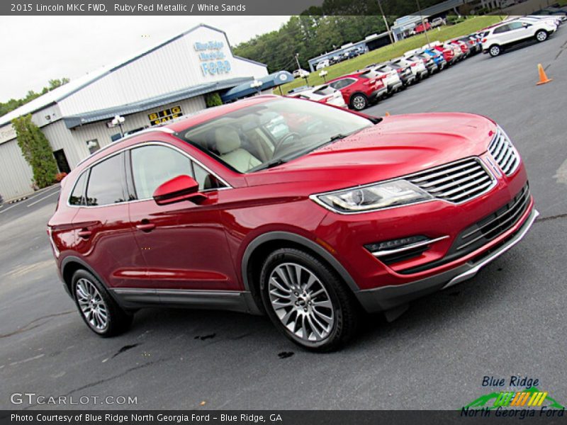 Ruby Red Metallic / White Sands 2015 Lincoln MKC FWD