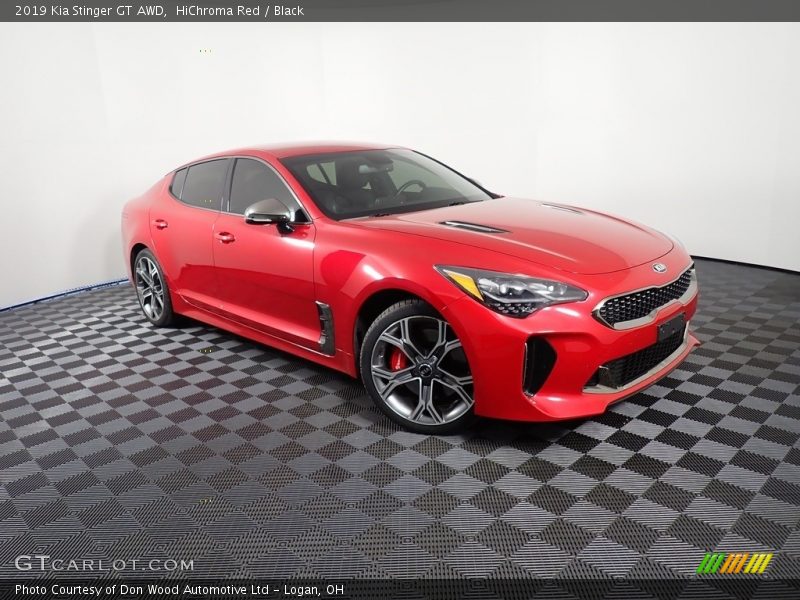 HiChroma Red / Black 2019 Kia Stinger GT AWD