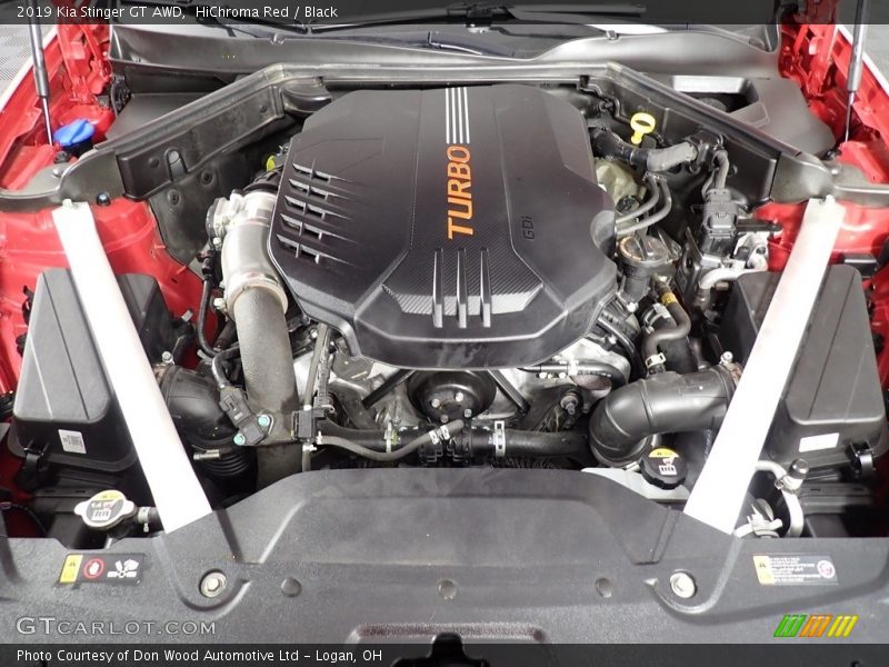 HiChroma Red / Black 2019 Kia Stinger GT AWD