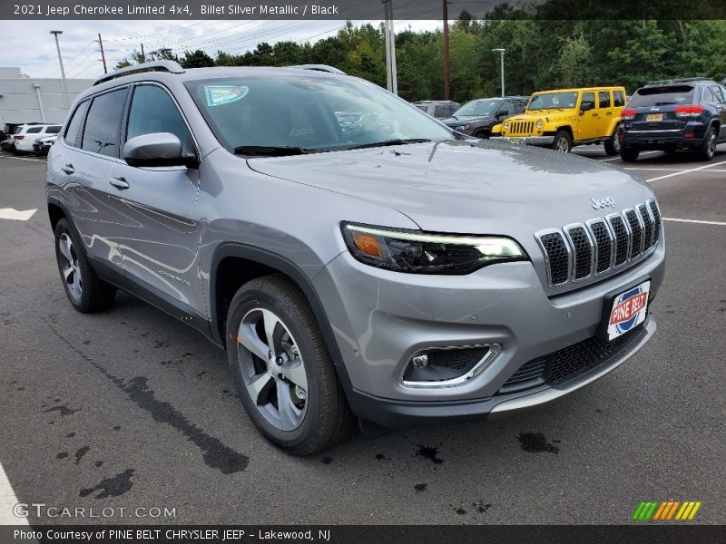 Billet Silver Metallic / Black 2021 Jeep Cherokee Limited 4x4