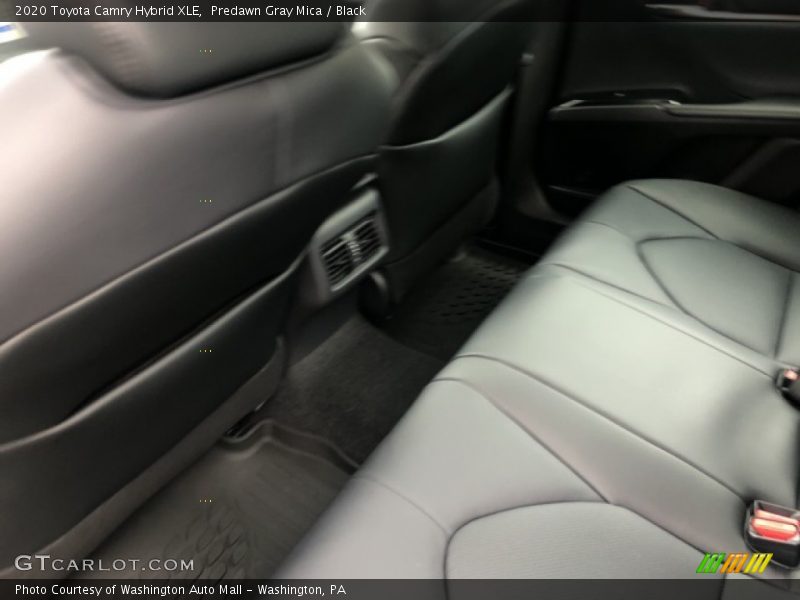 Predawn Gray Mica / Black 2020 Toyota Camry Hybrid XLE