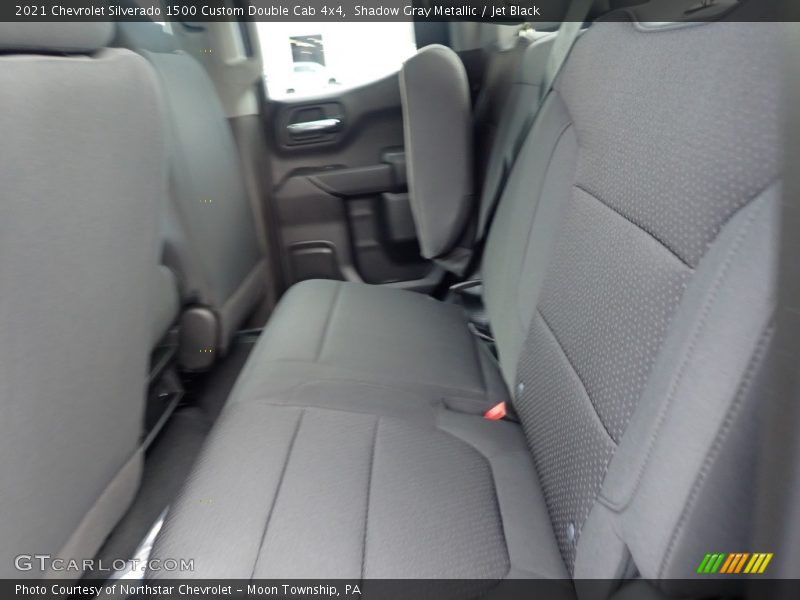 Shadow Gray Metallic / Jet Black 2021 Chevrolet Silverado 1500 Custom Double Cab 4x4