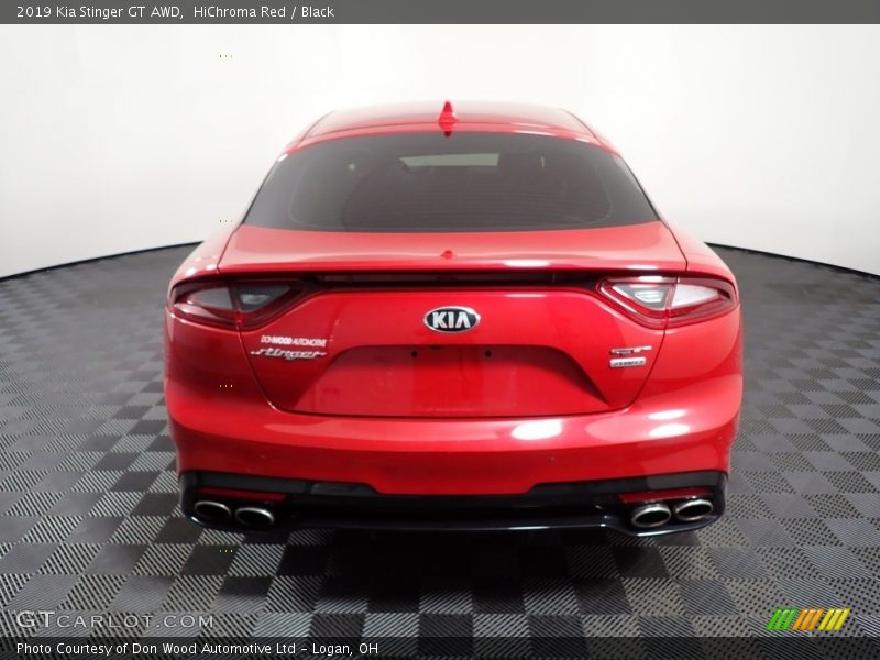 HiChroma Red / Black 2019 Kia Stinger GT AWD