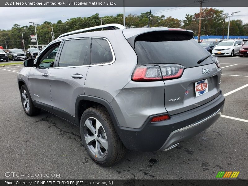 Billet Silver Metallic / Black 2021 Jeep Cherokee Limited 4x4