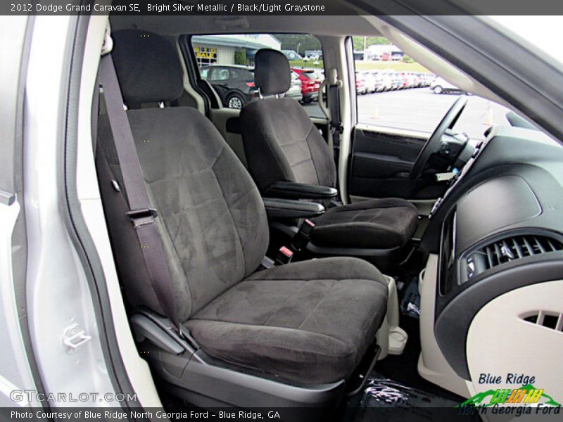 Bright Silver Metallic / Black/Light Graystone 2012 Dodge Grand Caravan SE