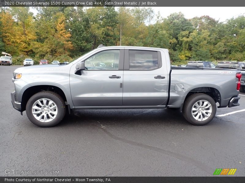  2020 Silverado 1500 Custom Crew Cab 4x4 Satin Steel Metallic