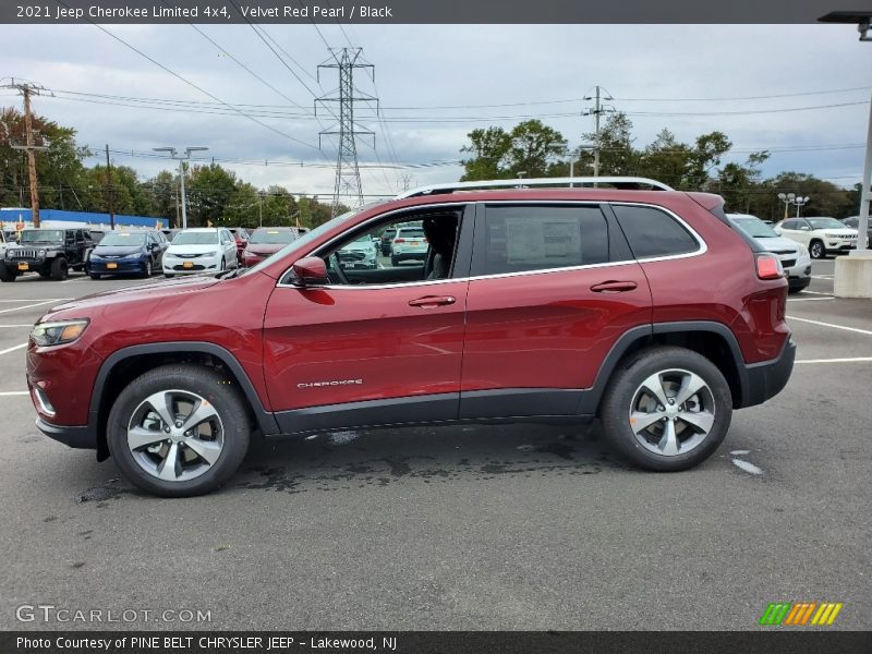  2021 Cherokee Limited 4x4 Velvet Red Pearl
