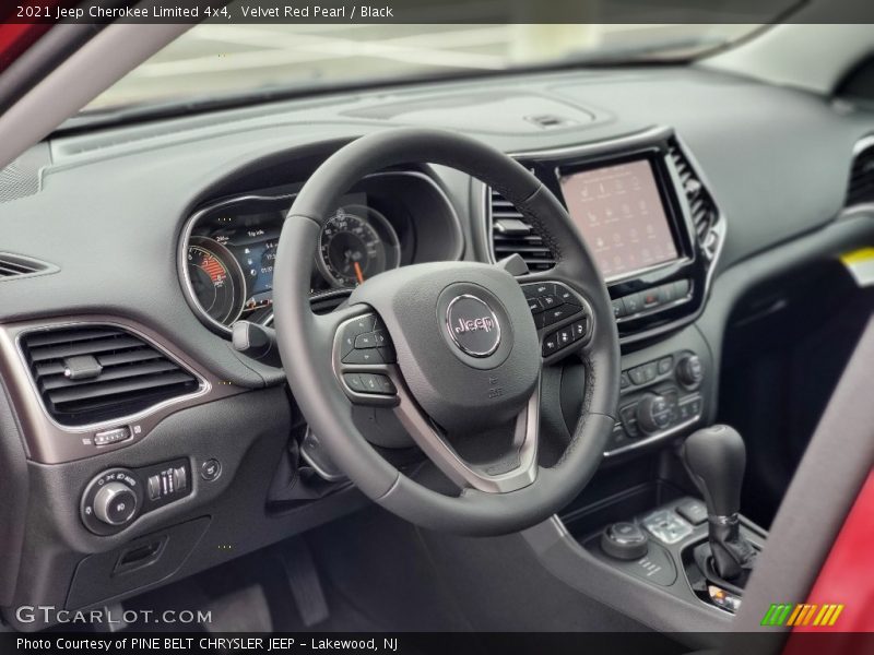 Velvet Red Pearl / Black 2021 Jeep Cherokee Limited 4x4