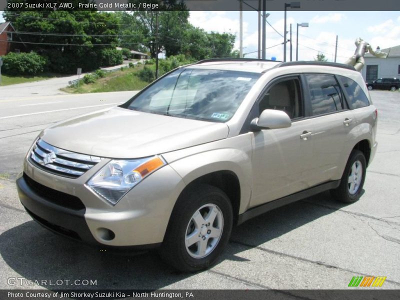 Prairie Gold Metallic / Beige 2007 Suzuki XL7 AWD