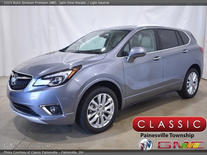 Satin Steel Metallic / Light Neutral 2020 Buick Envision Premium AWD