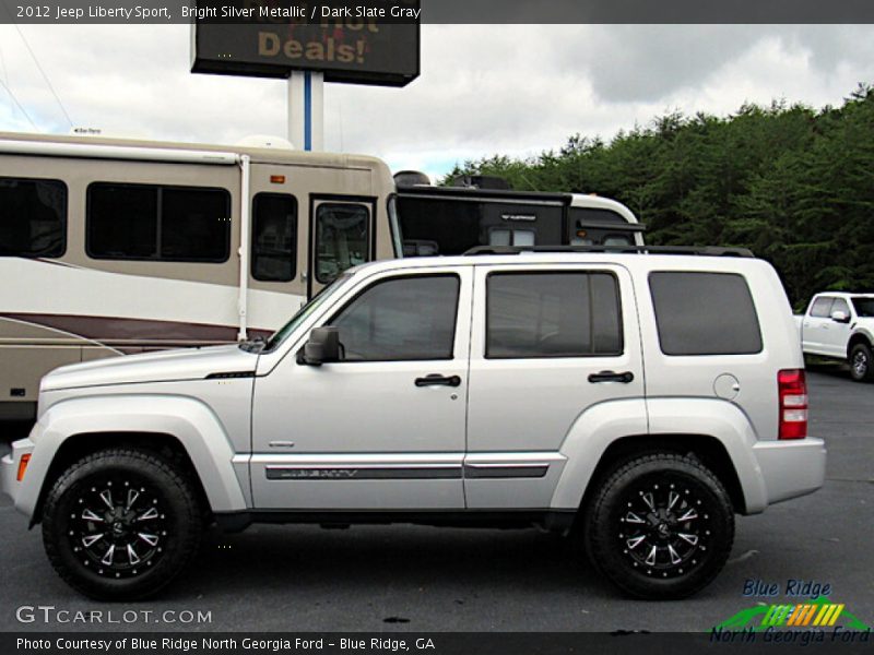 Bright Silver Metallic / Dark Slate Gray 2012 Jeep Liberty Sport