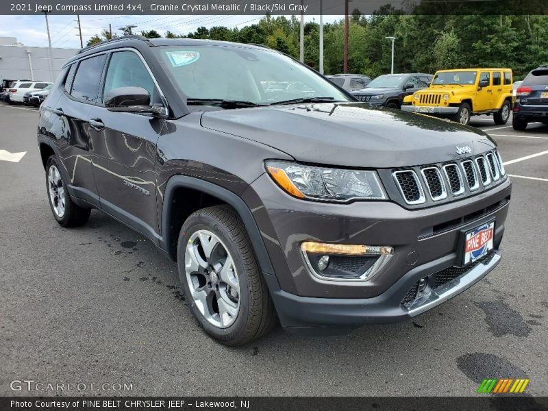 Granite Crystal Metallic / Black/Ski Gray 2021 Jeep Compass Limited 4x4