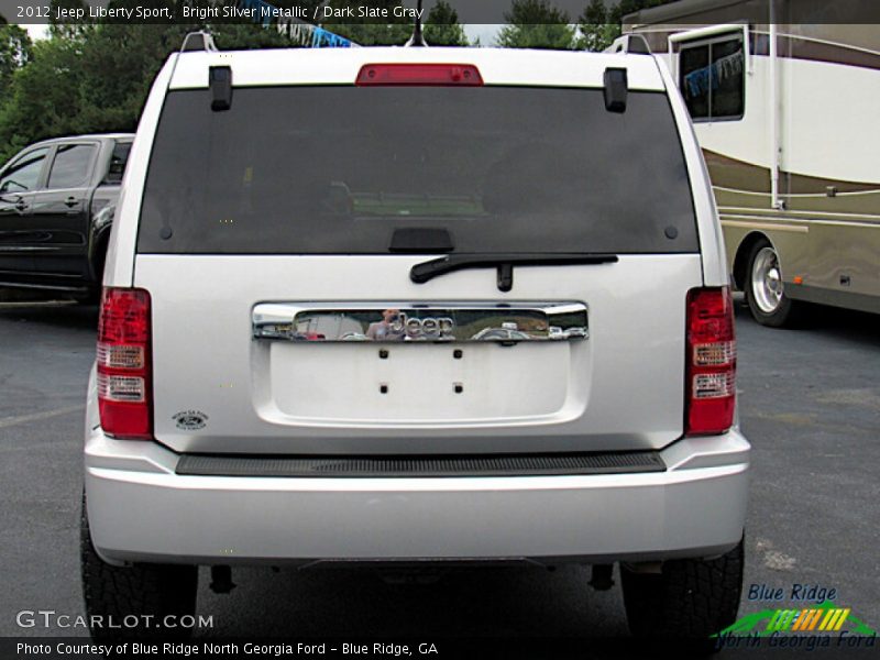 Bright Silver Metallic / Dark Slate Gray 2012 Jeep Liberty Sport