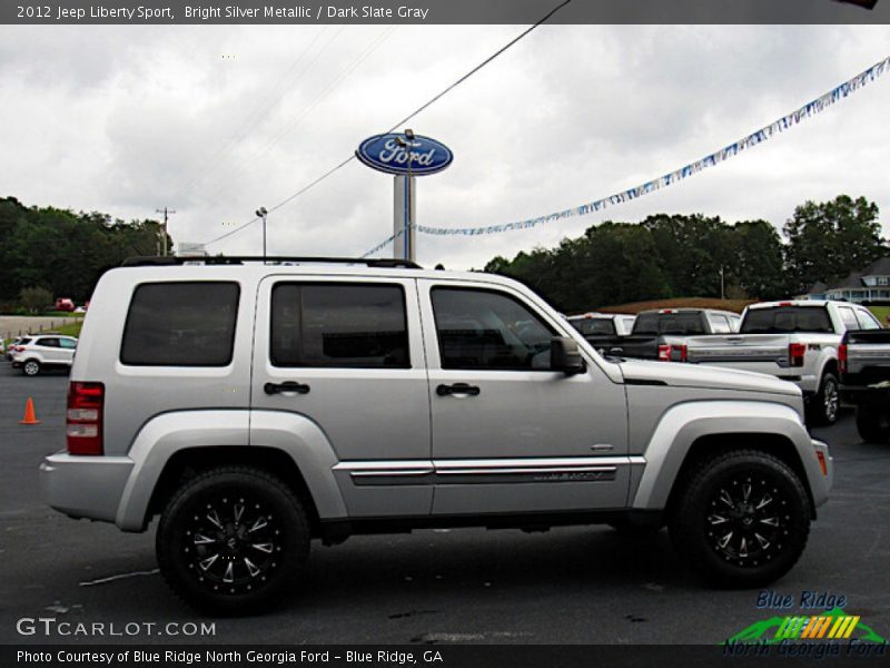 Bright Silver Metallic / Dark Slate Gray 2012 Jeep Liberty Sport