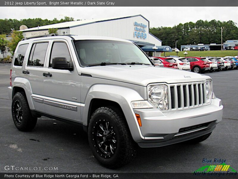 Bright Silver Metallic / Dark Slate Gray 2012 Jeep Liberty Sport