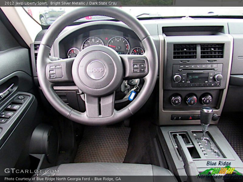 Bright Silver Metallic / Dark Slate Gray 2012 Jeep Liberty Sport