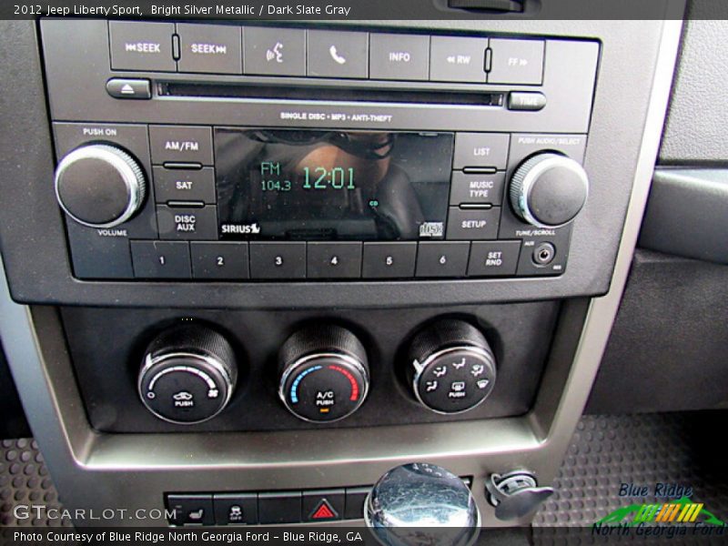 Bright Silver Metallic / Dark Slate Gray 2012 Jeep Liberty Sport