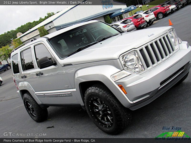 Bright Silver Metallic / Dark Slate Gray 2012 Jeep Liberty Sport