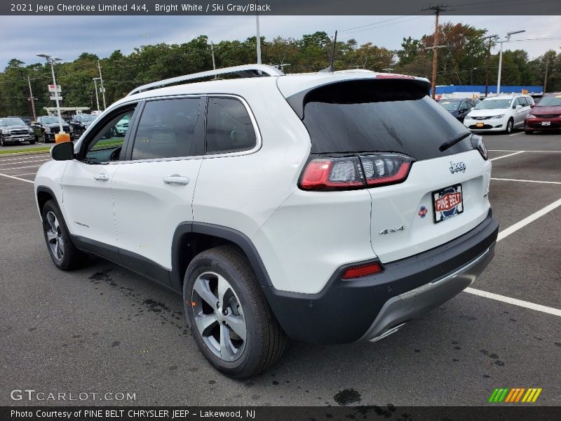 Bright White / Ski Gray/Black 2021 Jeep Cherokee Limited 4x4