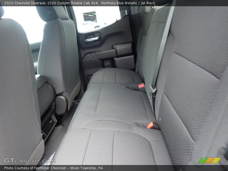 Northsky Blue Metallic / Jet Black 2020 Chevrolet Silverado 1500 Custom Double Cab 4x4