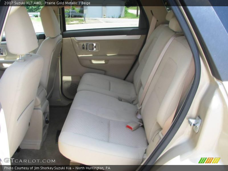 Prairie Gold Metallic / Beige 2007 Suzuki XL7 AWD