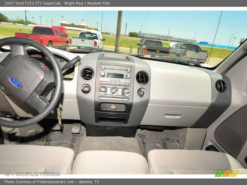 Bright Red / Medium Flint 2007 Ford F150 STX SuperCab