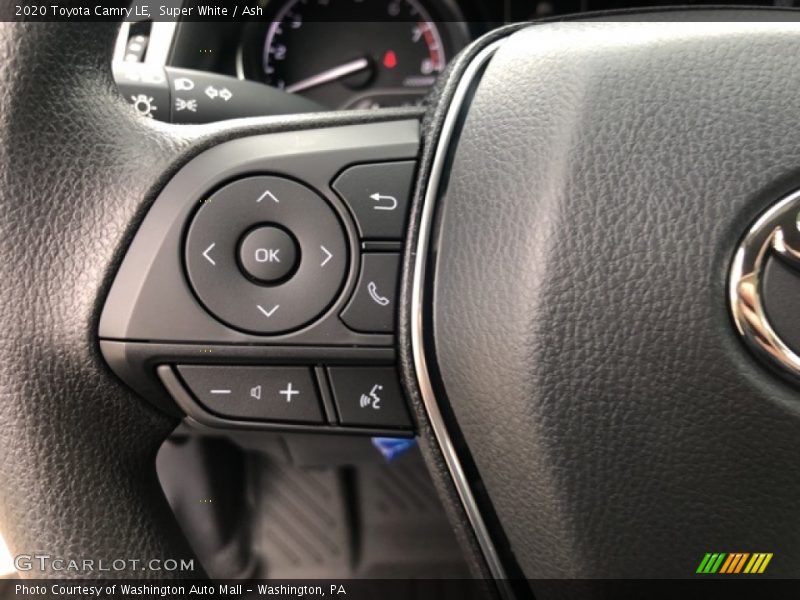 Super White / Ash 2020 Toyota Camry LE