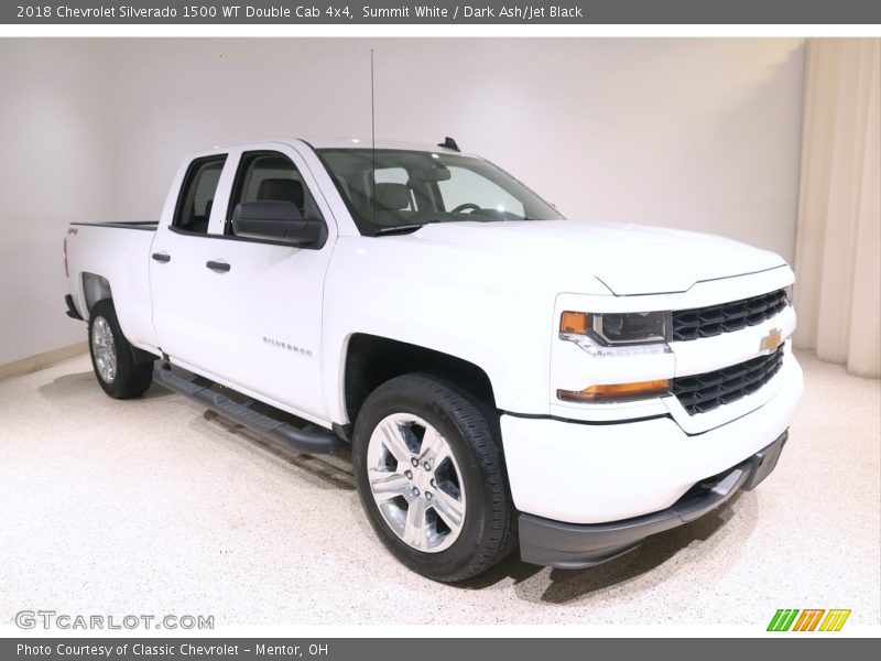 Front 3/4 View of 2018 Silverado 1500 WT Double Cab 4x4