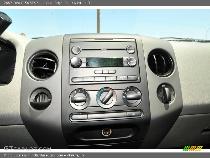 Bright Red / Medium Flint 2007 Ford F150 STX SuperCab
