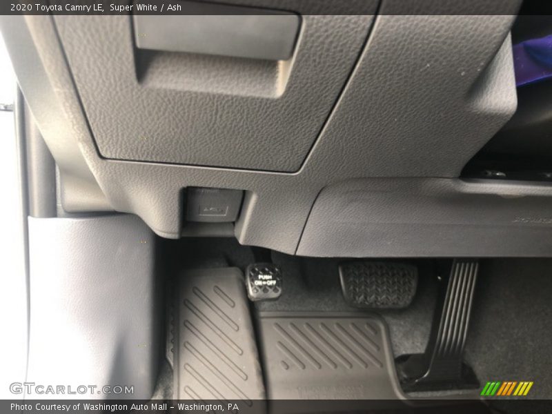 Super White / Ash 2020 Toyota Camry LE