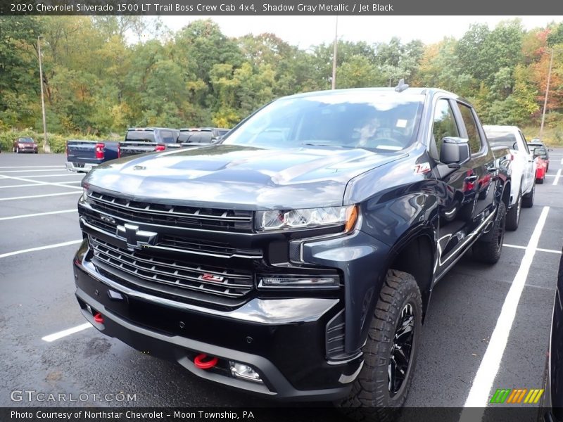 Shadow Gray Metallic / Jet Black 2020 Chevrolet Silverado 1500 LT Trail Boss Crew Cab 4x4