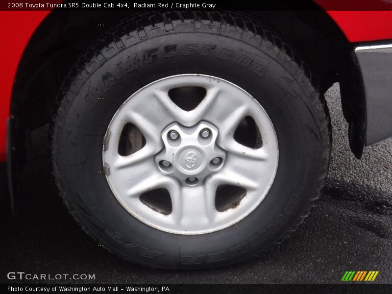 Radiant Red / Graphite Gray 2008 Toyota Tundra SR5 Double Cab 4x4