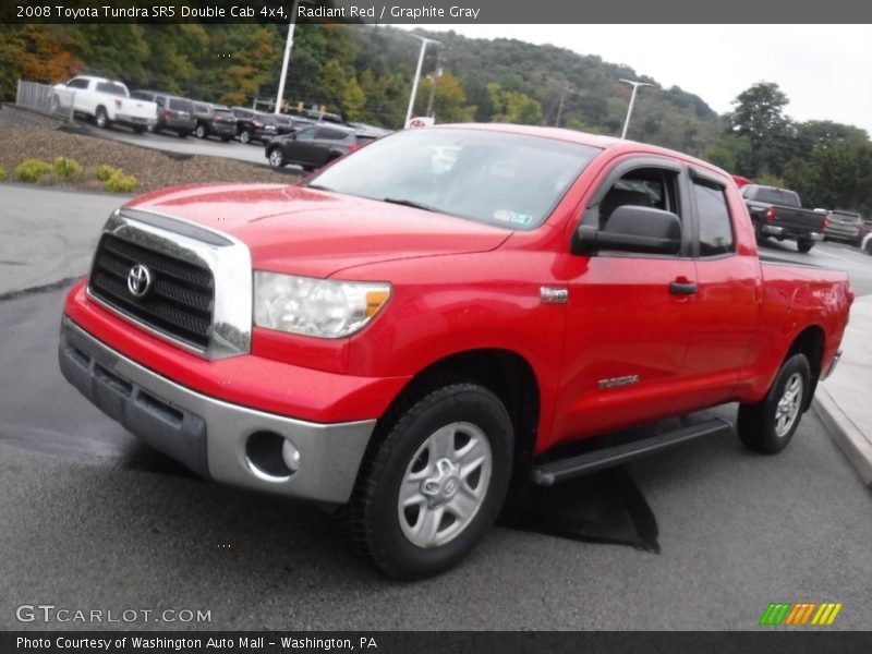 Radiant Red / Graphite Gray 2008 Toyota Tundra SR5 Double Cab 4x4