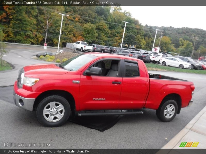 Radiant Red / Graphite Gray 2008 Toyota Tundra SR5 Double Cab 4x4