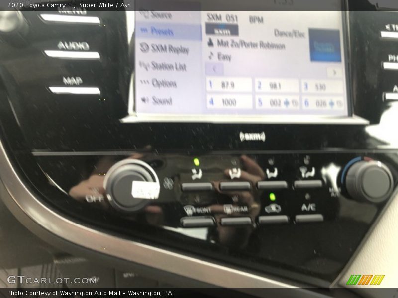 Super White / Ash 2020 Toyota Camry LE