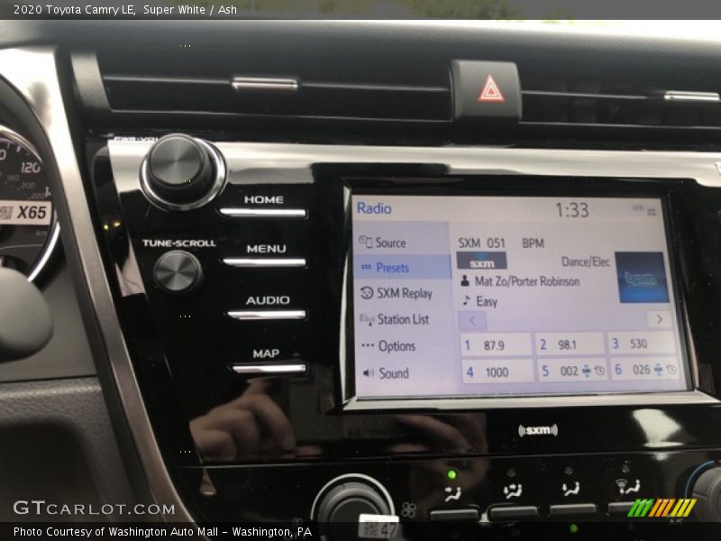 Super White / Ash 2020 Toyota Camry LE