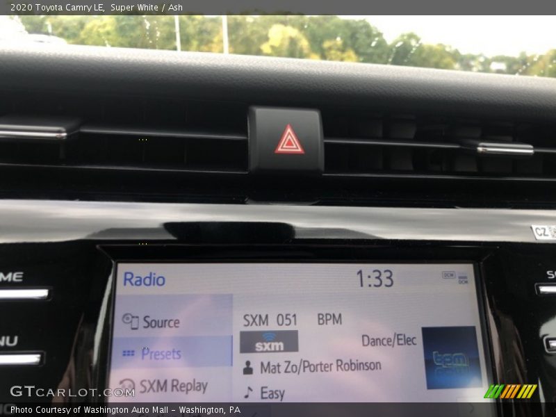Super White / Ash 2020 Toyota Camry LE