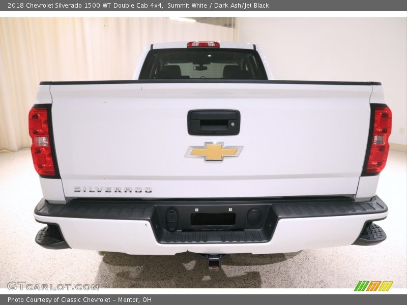 Summit White / Dark Ash/Jet Black 2018 Chevrolet Silverado 1500 WT Double Cab 4x4