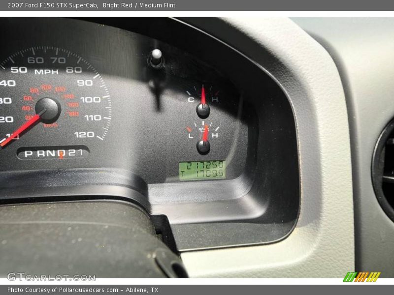 Bright Red / Medium Flint 2007 Ford F150 STX SuperCab