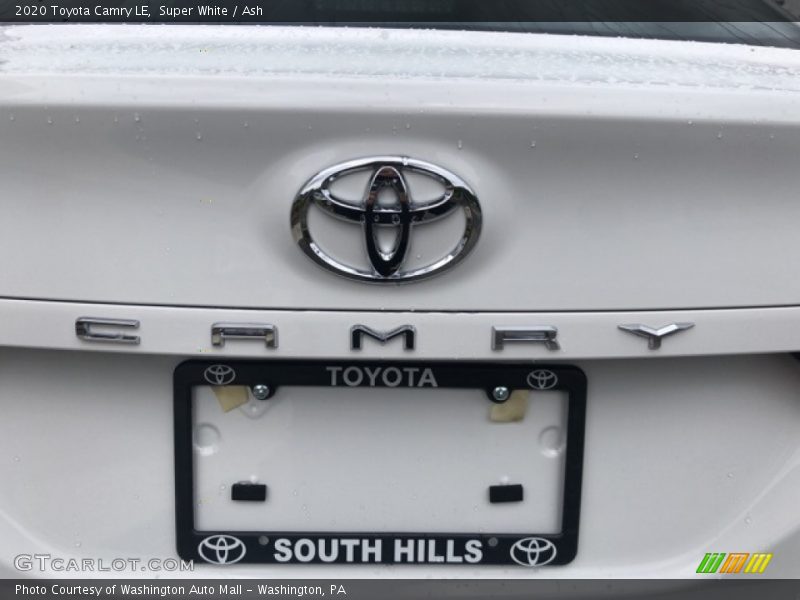 Super White / Ash 2020 Toyota Camry LE