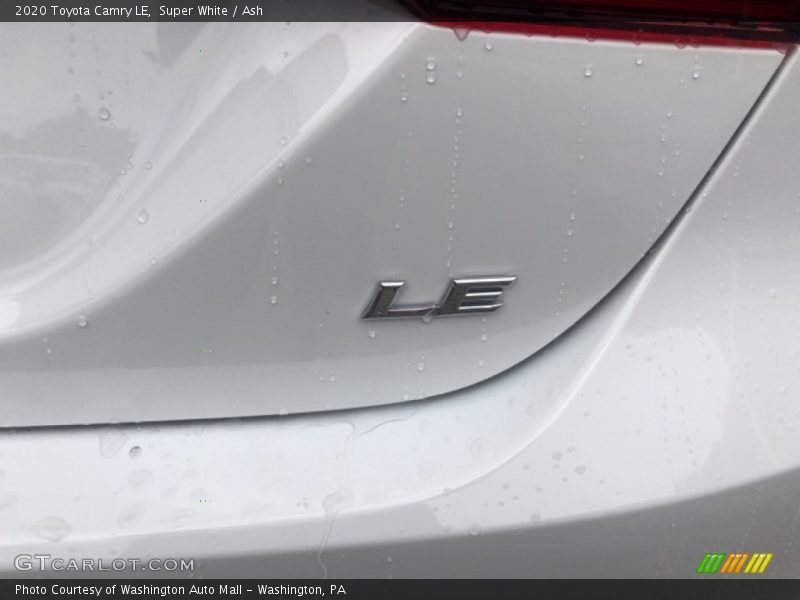 Super White / Ash 2020 Toyota Camry LE
