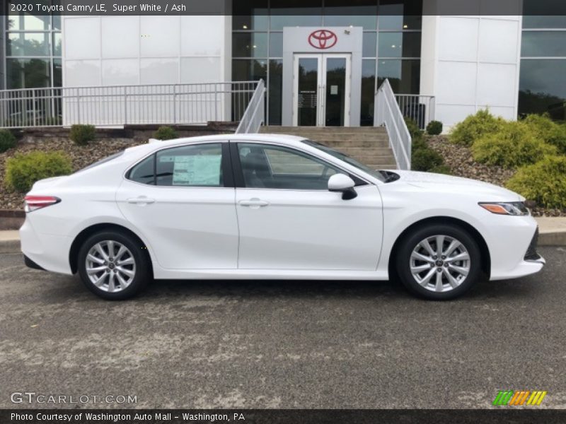 Super White / Ash 2020 Toyota Camry LE